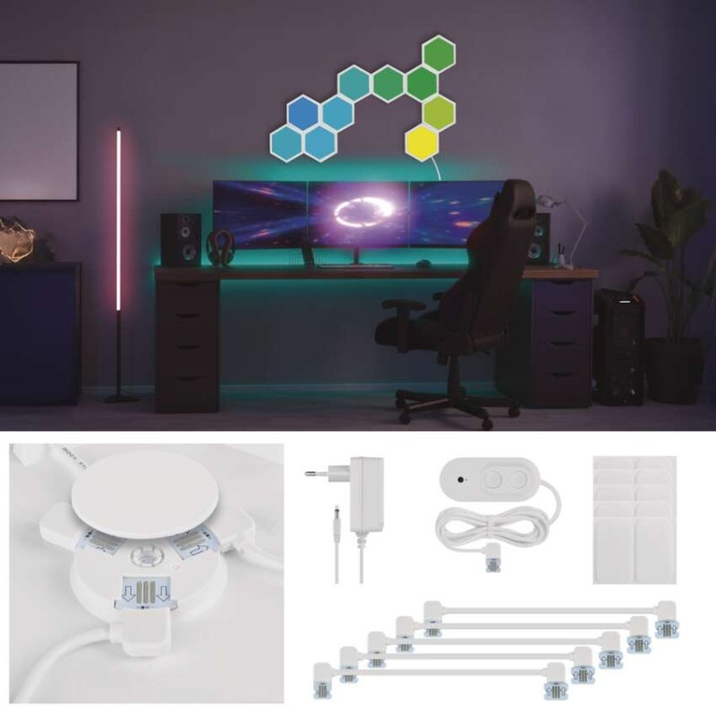 GOSMART WALL HEXAGONS (10pack) 5