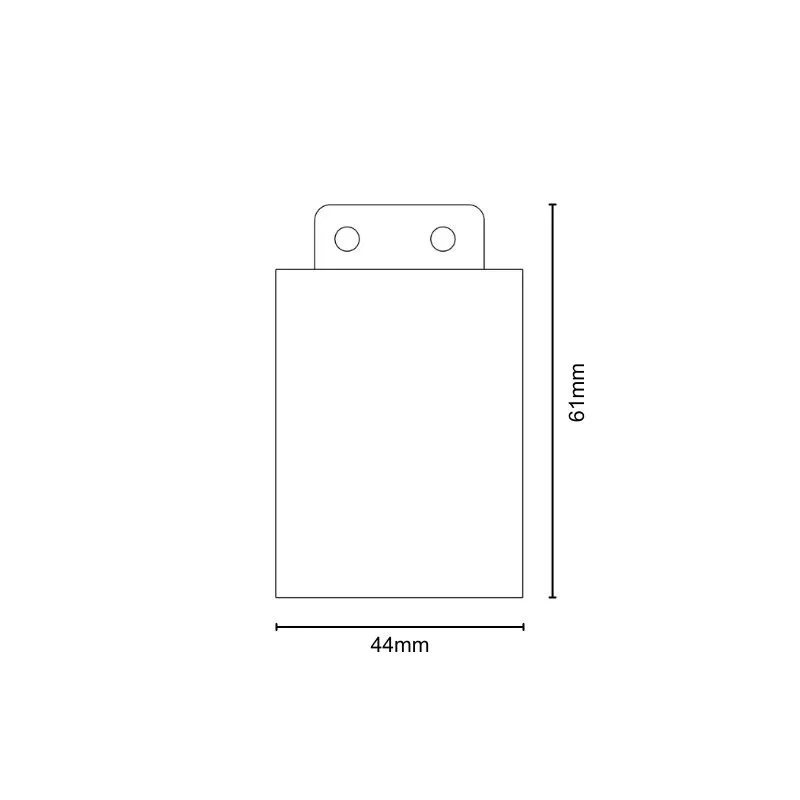 Set na montáž na bočnú stenu pre núdzové svietidlá LEL204 - HE02 7