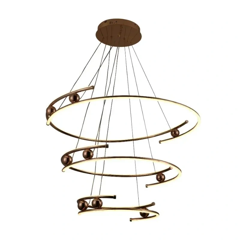 LED visiaca lampa na lanku + diaľkový ovládač 170W - J4347/GCH 8