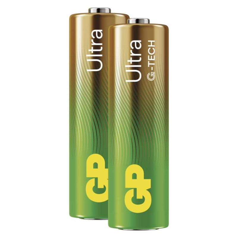 GP alkalická baterie Ultra AA (LR6) 2PP 5