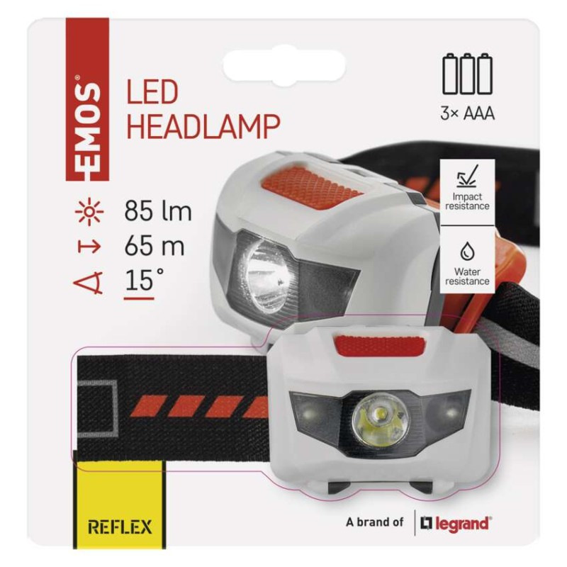 Čelovka 3LED 3xAAA  P3521