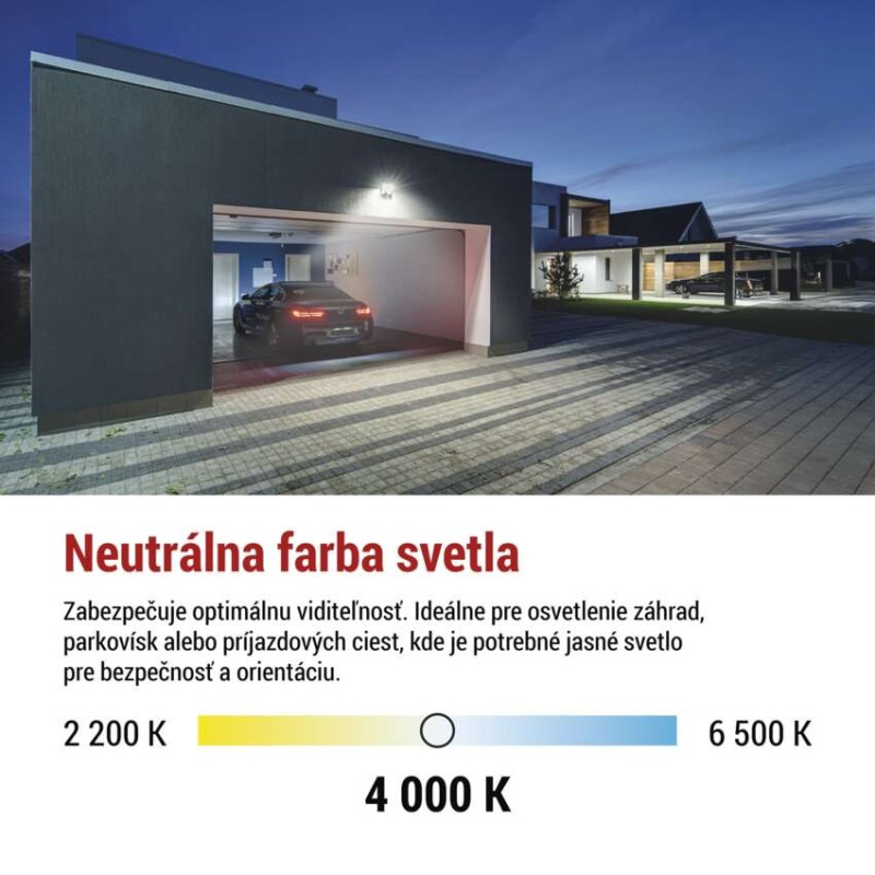 LED REFLEKTOR TAMBO 10W 1000LM PIR 10
