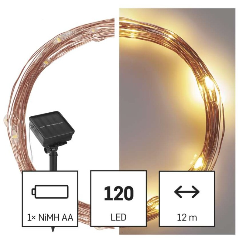 VIANOCE 120LED NANO SOLAR D3ZW01 1