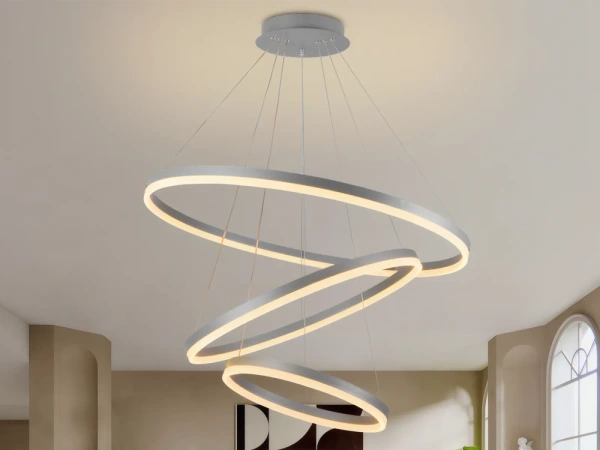 LED závesné svietidlo na lanku + diaľkový ovládač 125W - J4313/S 10