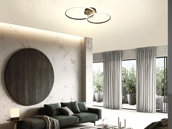 LED stropné svietidlo s diaľkovým ovládačom 48W - TB1300/BG 7