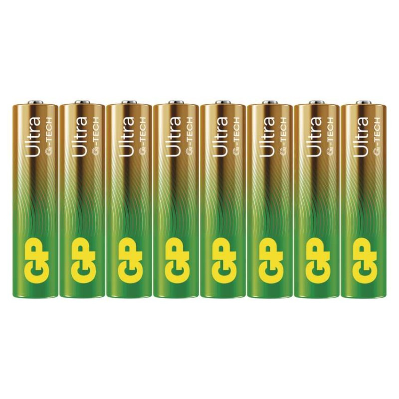 GP alkalická bat. ULTRA AAA (LR03) 8PP v