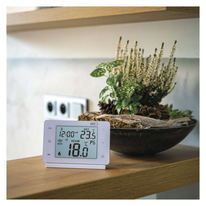 Termostat izbový GOSMARTs WIFI P56211 bedrôtový EMOS 6