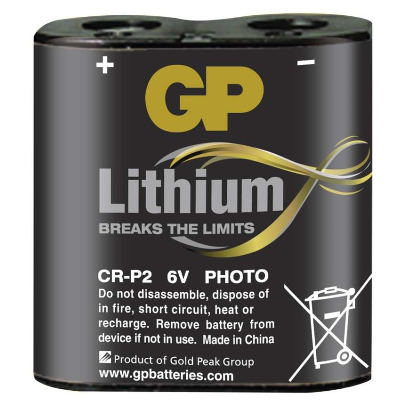 Batéria GP fotolithiová CR-P2  B1502