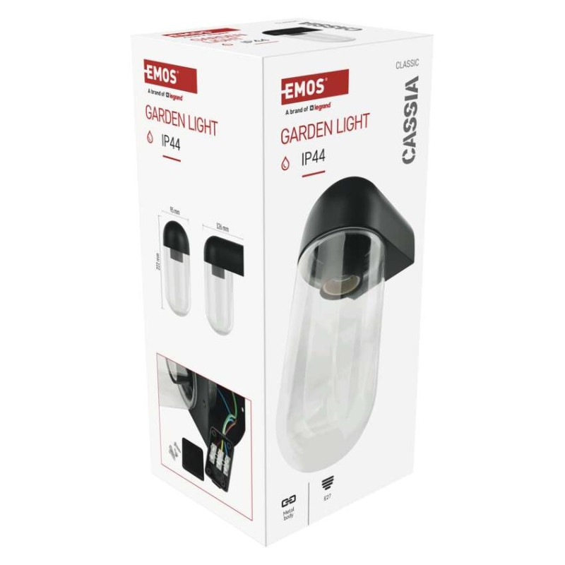 LED ZAHRADNÍ SVÍTIDLO,E27,IP44,MAX 15W,N 13