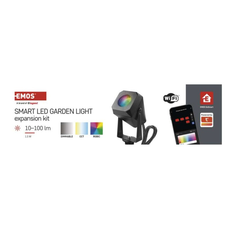 GOSMART ZAHRADNÍ BODOVÉ SVĚTLO ROZŠIŘUJÍ 8