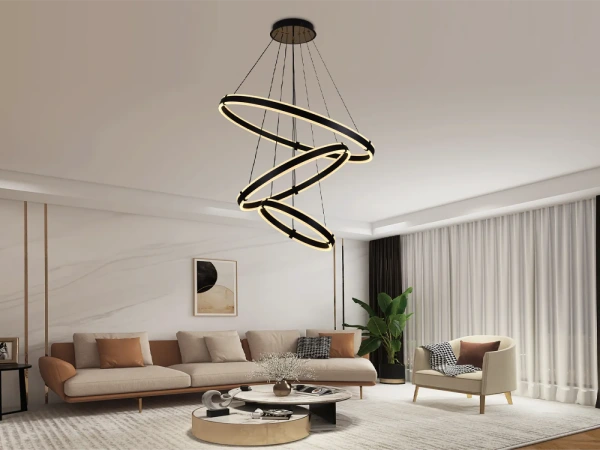 LED závesná lampa + diaľkový ovládač 250W - J4340/B 11