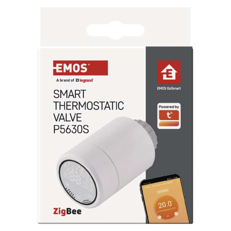 Termostatická hlavica digitálna  P5630S ZigBee 6