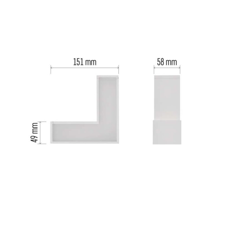 LED LINEAR PROFI+ LCON 8W 800LM 2