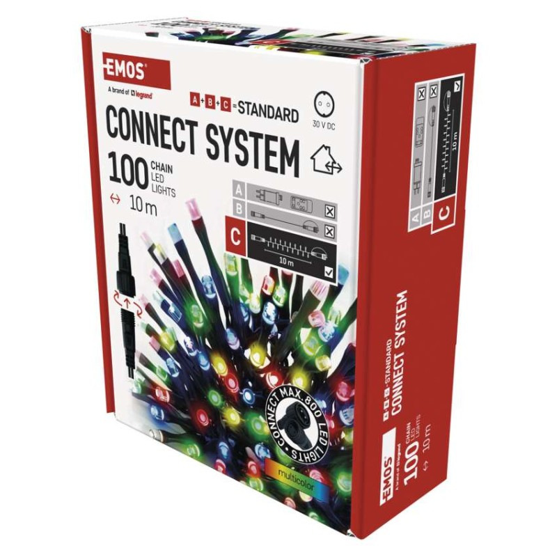 VIANOCE reťaz connect 100LED 10M IP44 MC