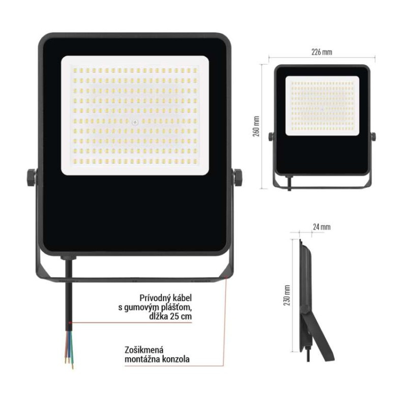 Reflektor LED VISIO 100W 15000lm IP65  ZS2553 10