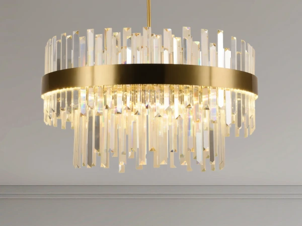 LED krištáľový luster + diaľkový ovládač 80W - J6321/C 2