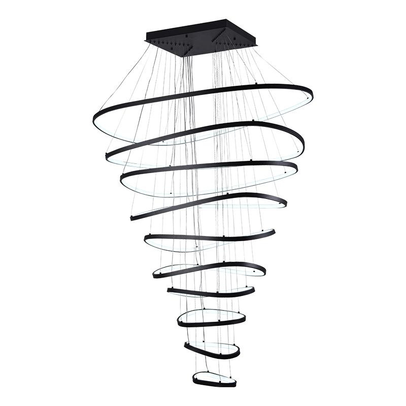 LED závesné svietidlo s diaľkovým ovládačom 370W - J4375/B 6