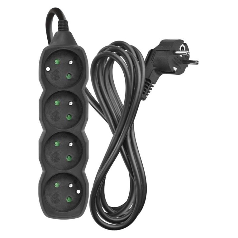 PRODLUŽKA 4Z 3M 1,5MM ČERNÁ 1