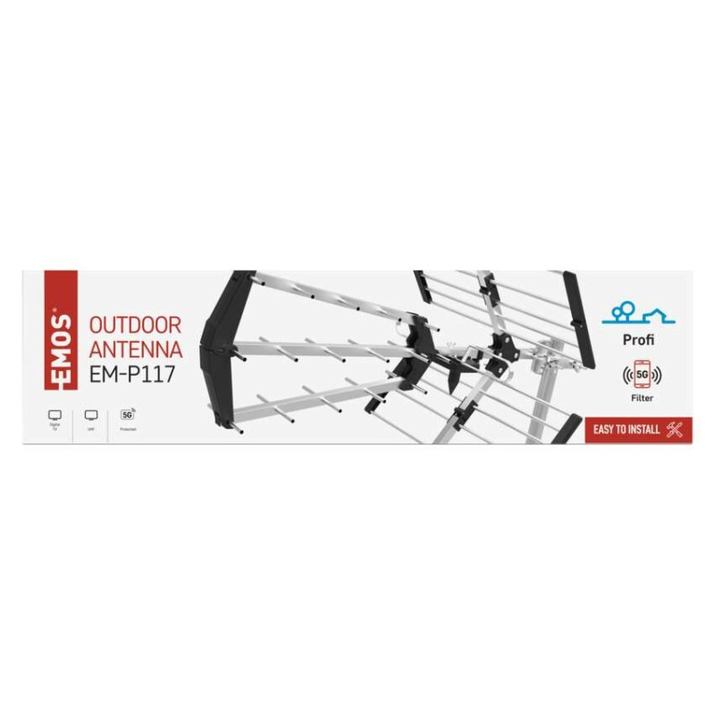 ANTÉNA VENKOVNÍ EM-P117 5G PROFI 5
