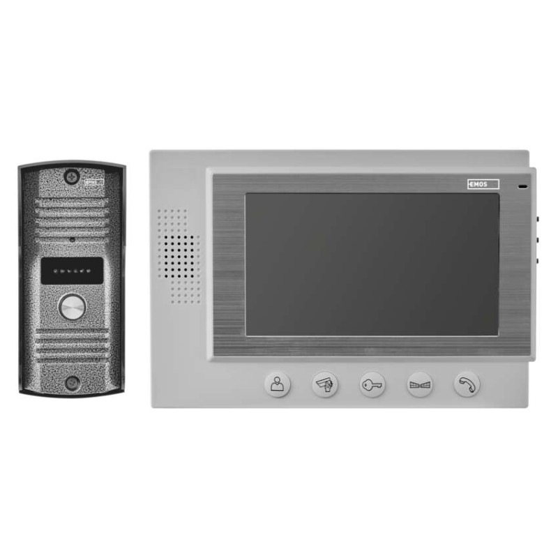 VIDEOTELEFÓN SADA 7" biely EM-07HD  H2017 1