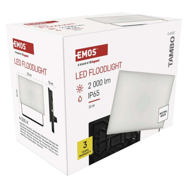 LED REFLEKTOR TAMBO 20W 2000LM IP65 14