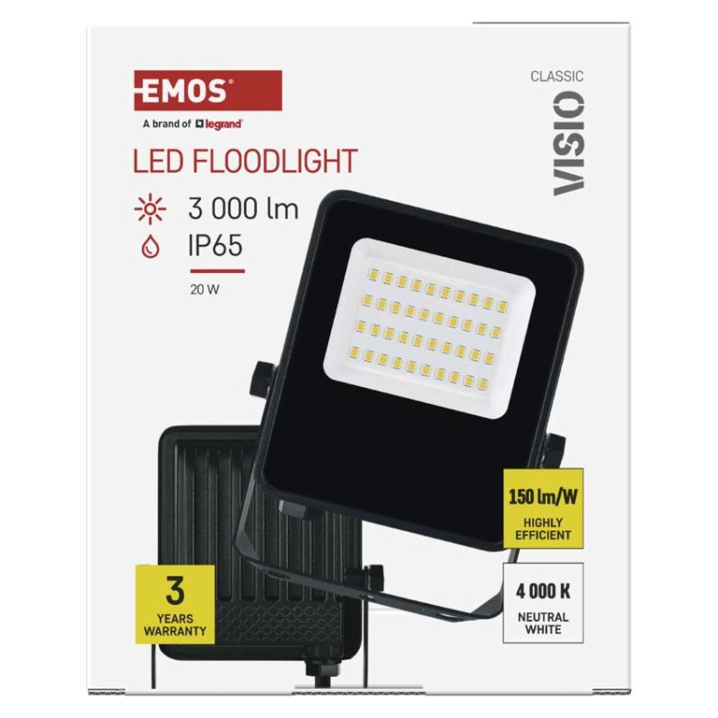 Reflektor LED VISIO 20W 3000lm IP65 ZS2523 14