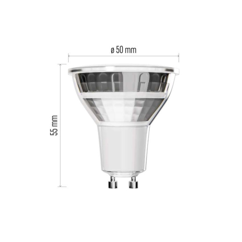 Žiarovka LED CLS 3W GU10 NW  ZQ8E18 EMOS