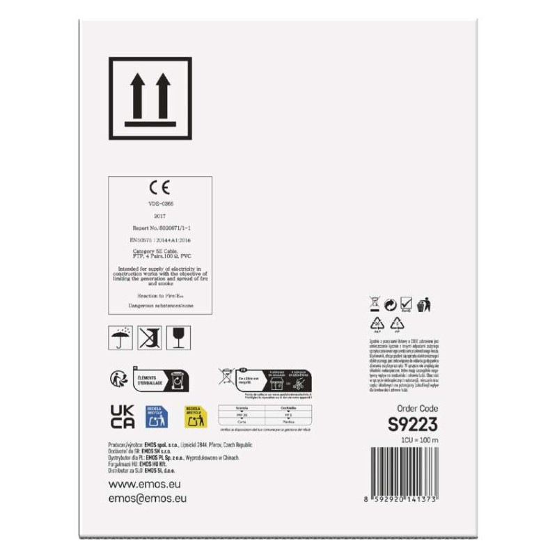 FTP KABEL CAT5E PVC 100M 6