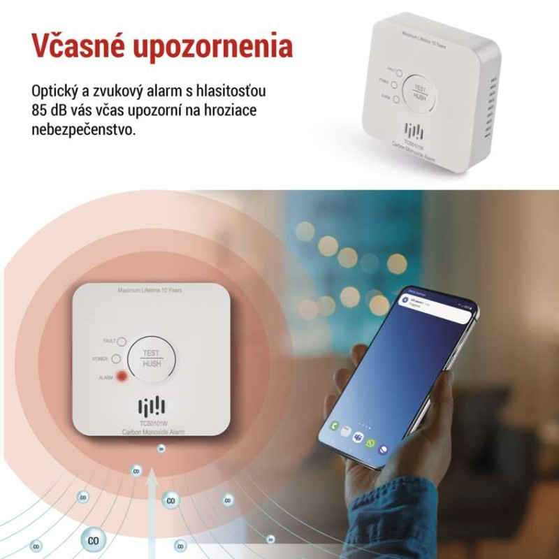 GOSMART CO ALARM TCS0101W 4