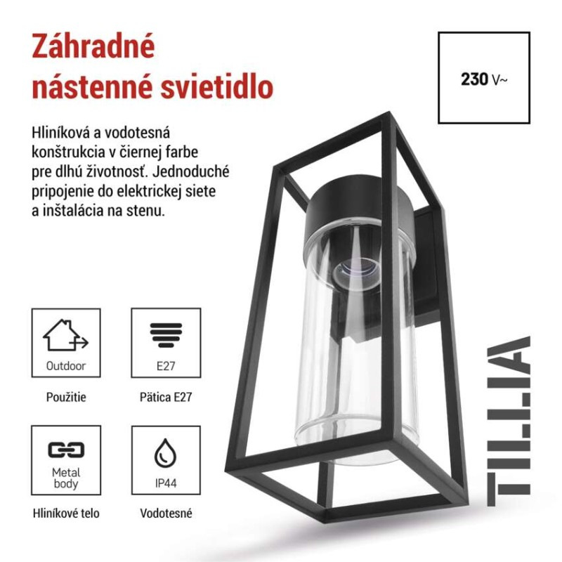 LED ZAHRADNÍ SVÍTIDLO,E27,IP44,MAX 15W,N 2