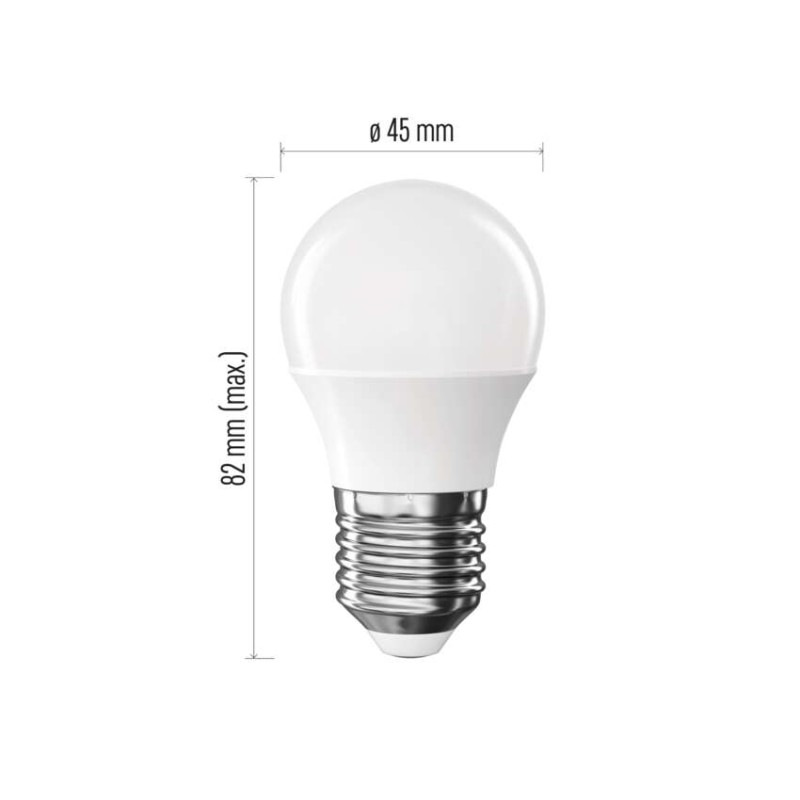 LED BASIC MINI GLOBE 5,5W(40W) 470lm E27