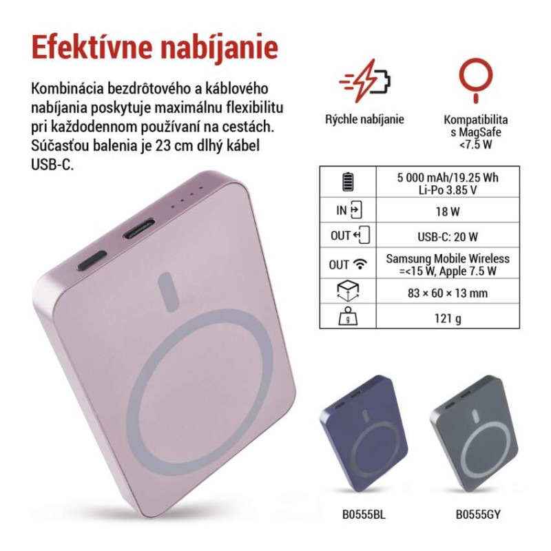 EMOS POWERBANKA WI 522 5000MAH LOSOSOVÁ 4
