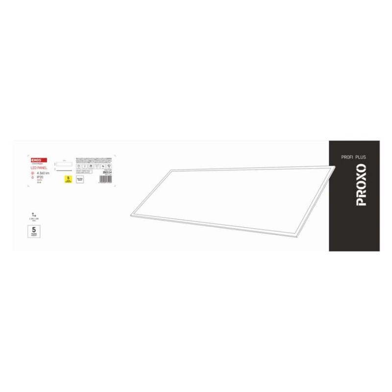 LED PANEL PROXO V. 30×120 33W 4360LM IP2 7