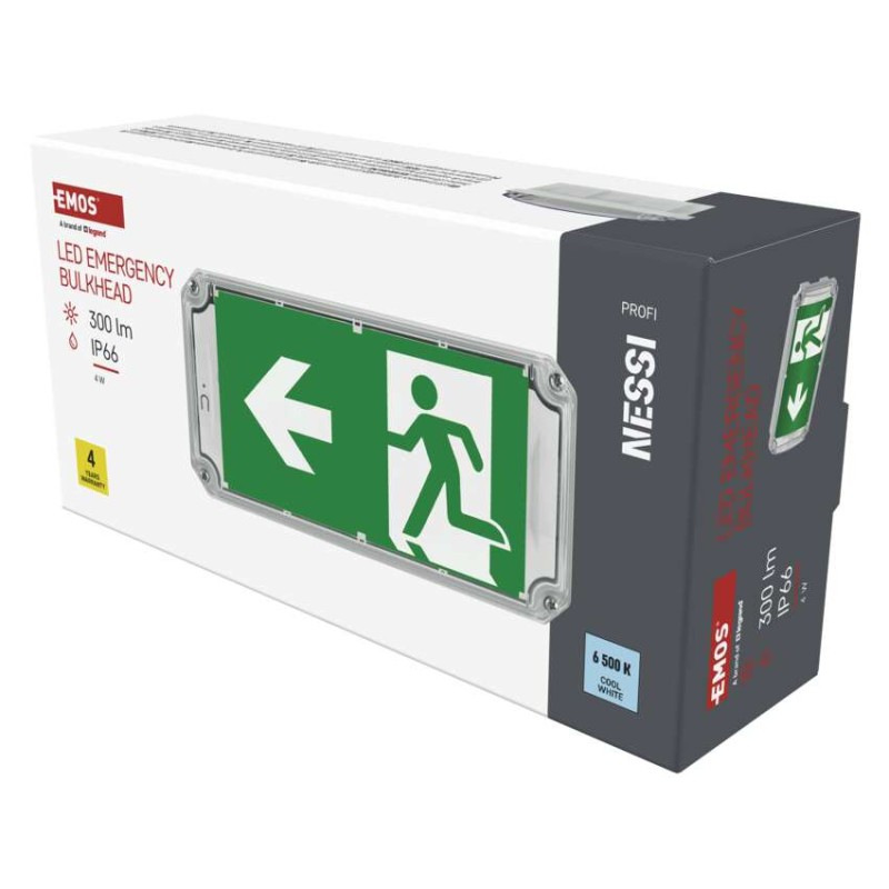 Núdzové svietidlo NESSI 4W 3hod. IP66 LED ZN2130 EMOS 12