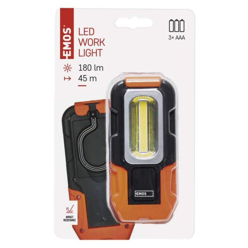 Svietidlo Led pracovné 3W COB 3xAAAA P3888 8