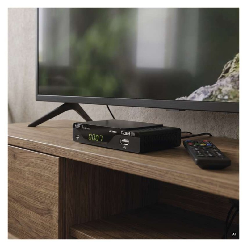 DVB-T2 EMOS EM190-S HD HEVC H265 5