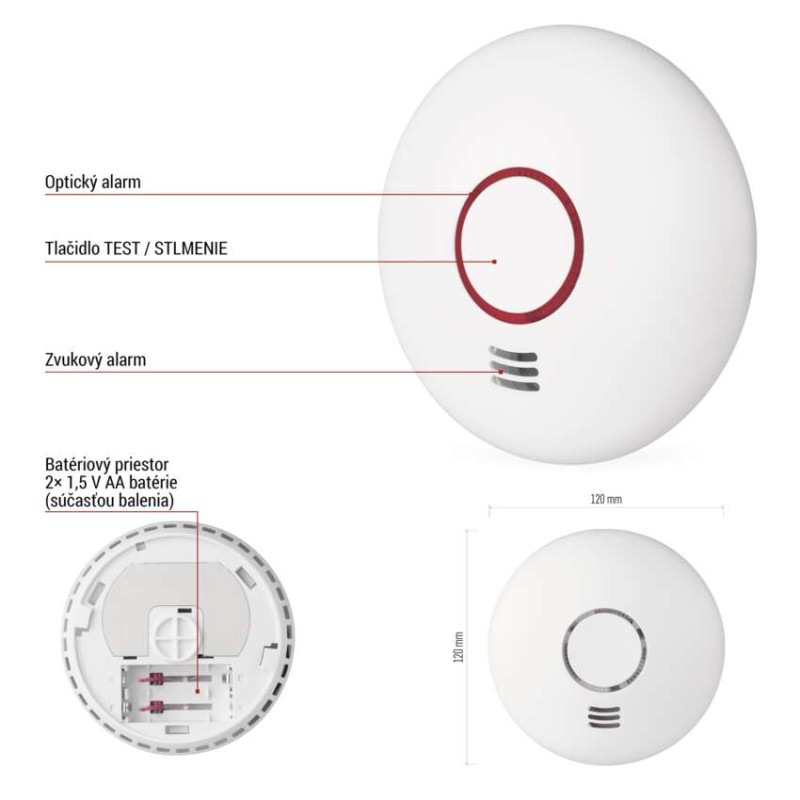Detektor dymu GS558  P56500  EMOS 4