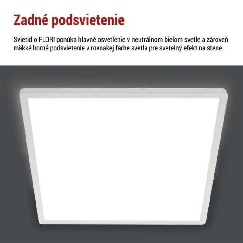 LED SVÍTIDLO FLORI PŘ.Č 22W 2200LM NW IP 5