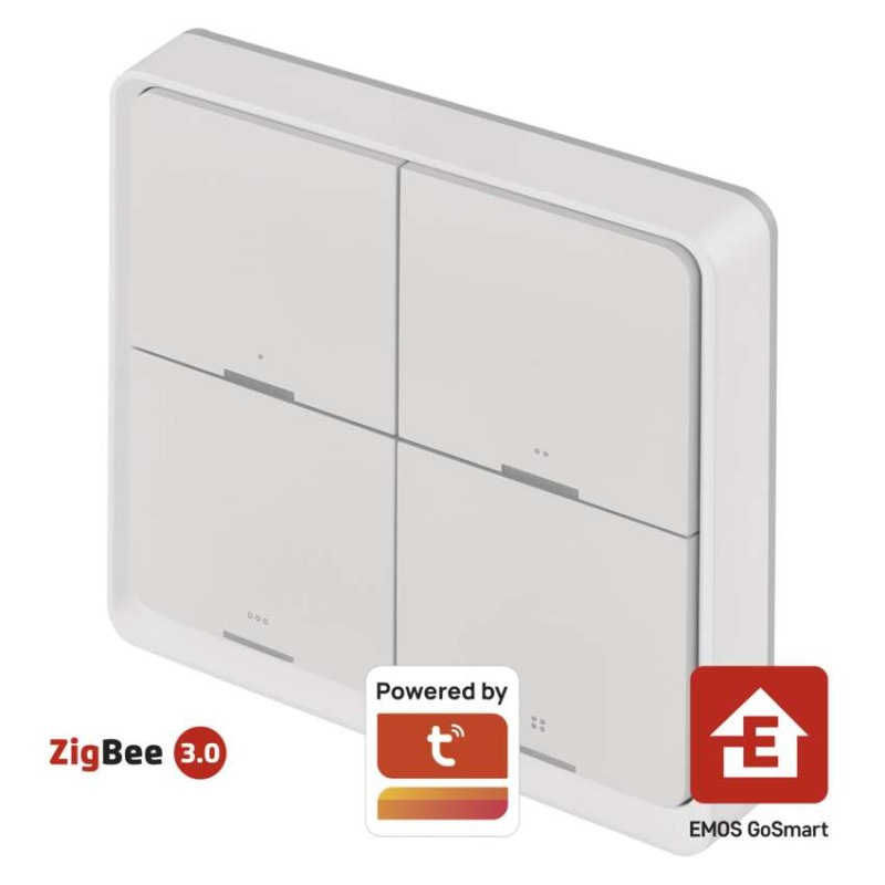 GOSMART SCÉNICKÝ VYPÍNAČ 4TL IP-2004ZW Z 12