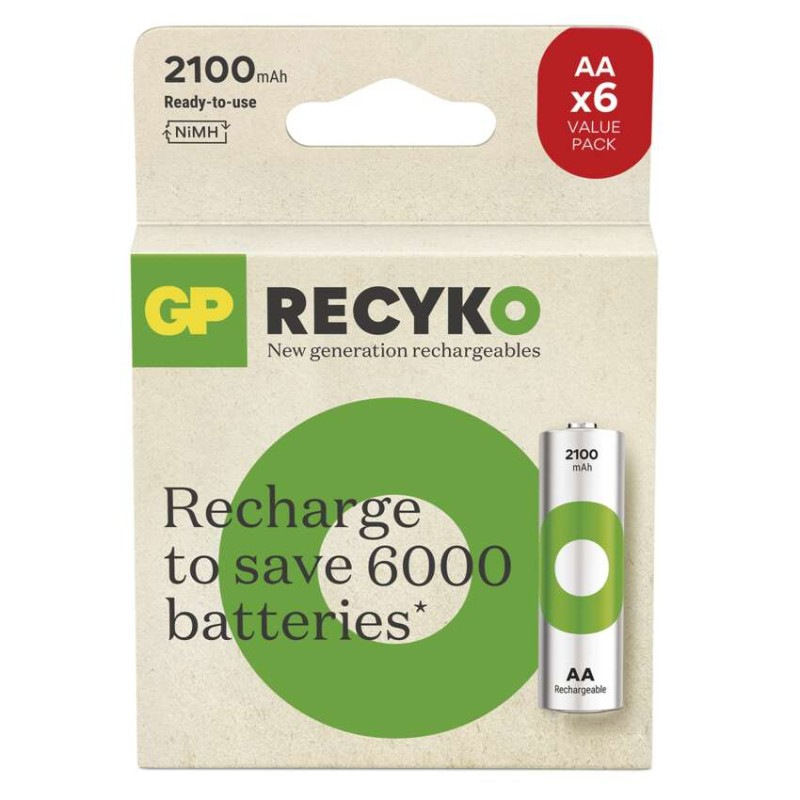 GP nabíjecí baterie ReCyko 2100 AA (HR6)