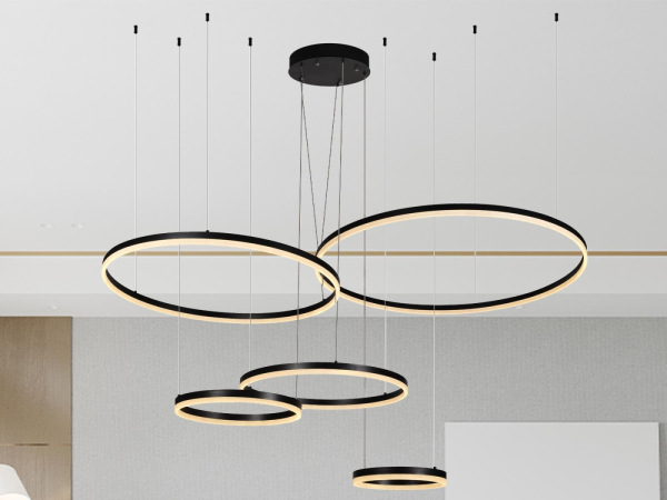 LED závesné svietidlo s diaľkovým ovládačom 220W - J4372/B 3