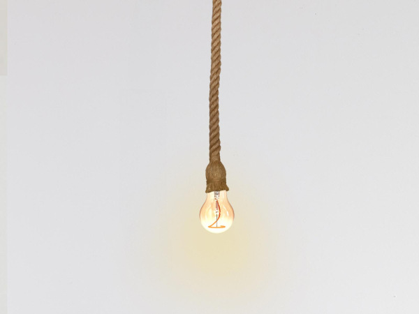 Objímka E27 / 1m / povraz - prírodná - BH671-1 3