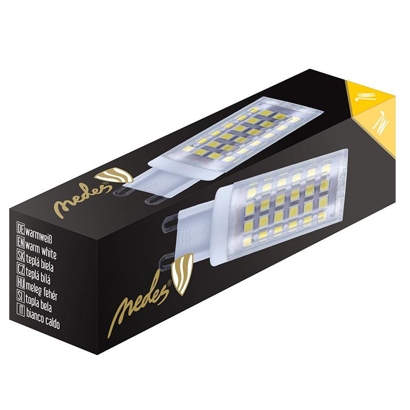 LED žiarovka 7W - G9 / SMD / 2800K - ZLS616C 1