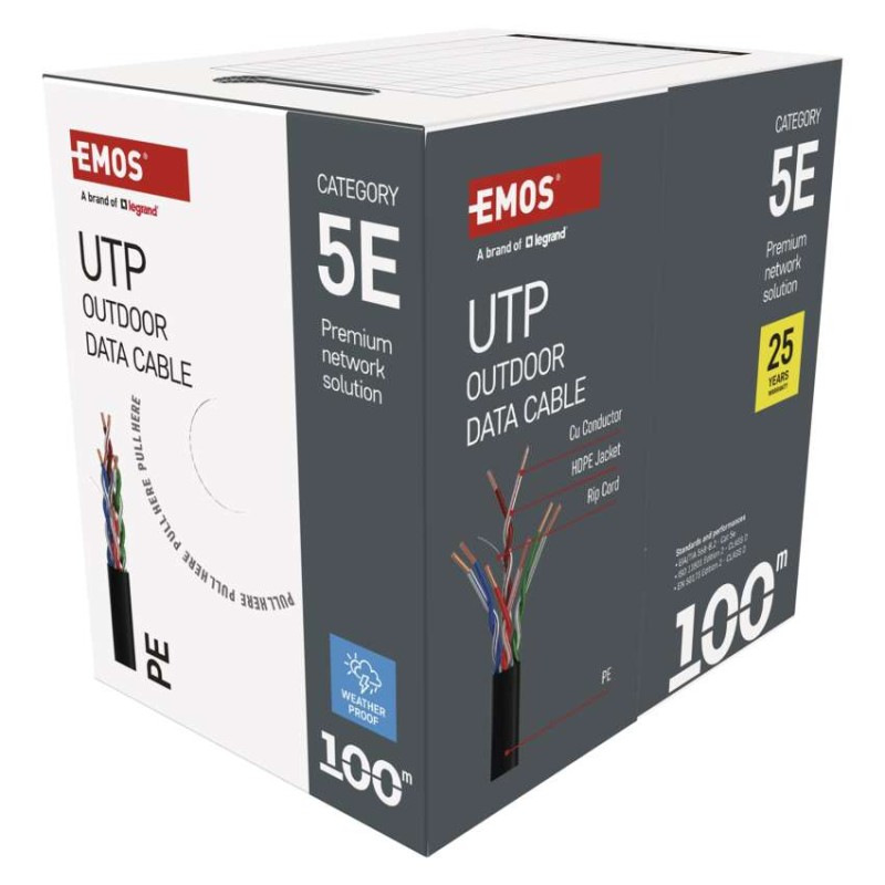 UTP KABEL CAT5E PE 100M OUTDOOR 7