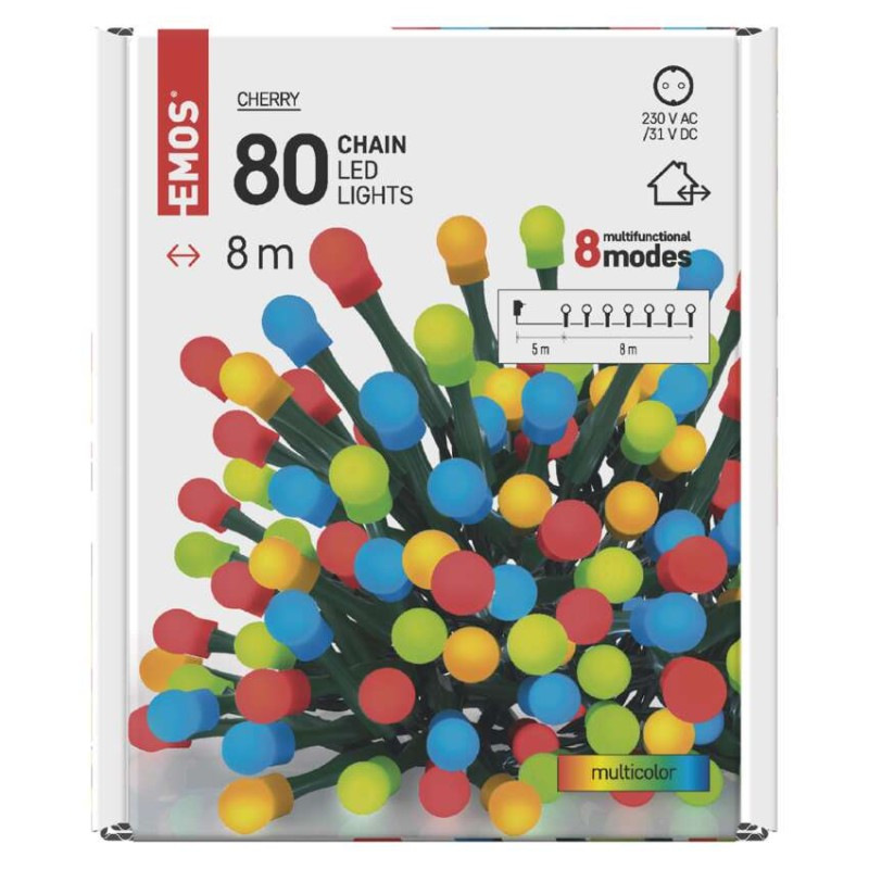 Cherry řetěz kuličky 8M IP44 MC (ZY1453) 7