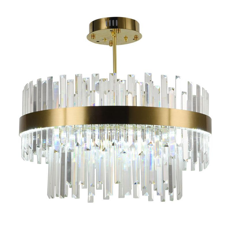 LED krištáľový luster + diaľkový ovládač 80W - J6321/C 7