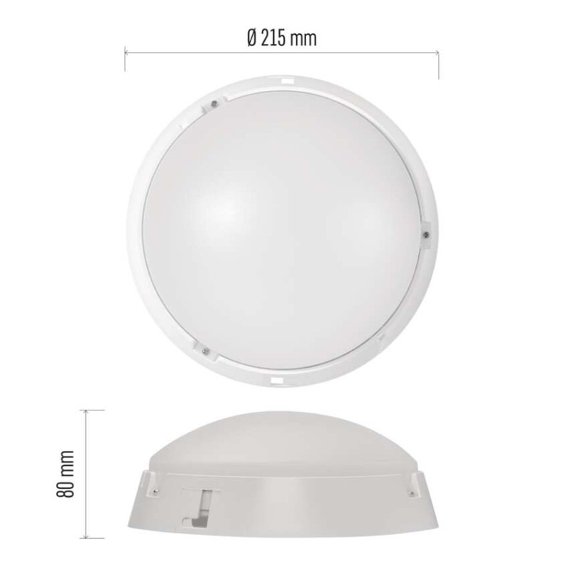 LED NÁSTĚNNÉ S.IP54 14W WW 2