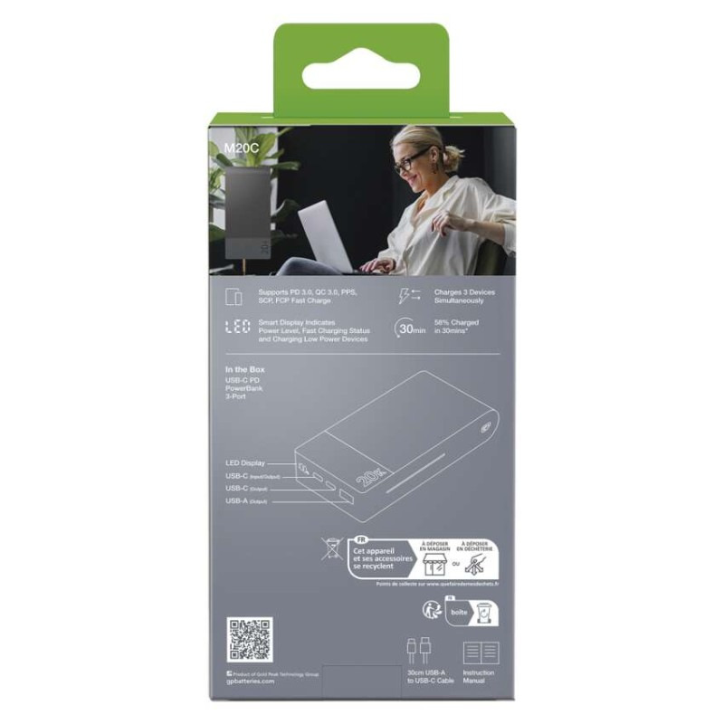GP PowerBank M2+ Series 20000mAh M20C Še 4