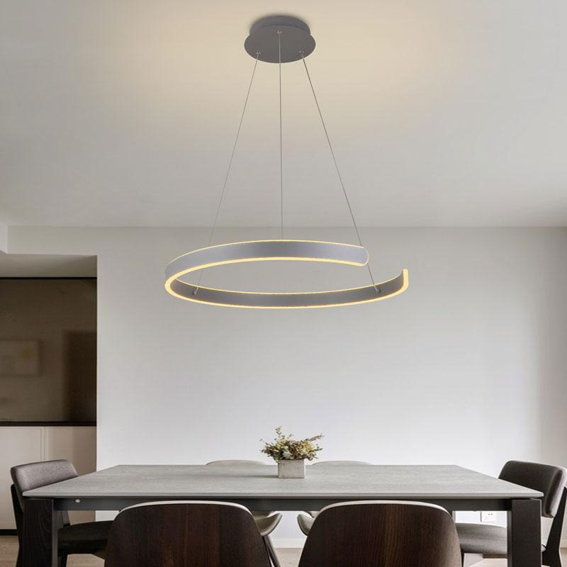 LED závesná lampa + diaľkový ovládač 70W - J4326/S 1