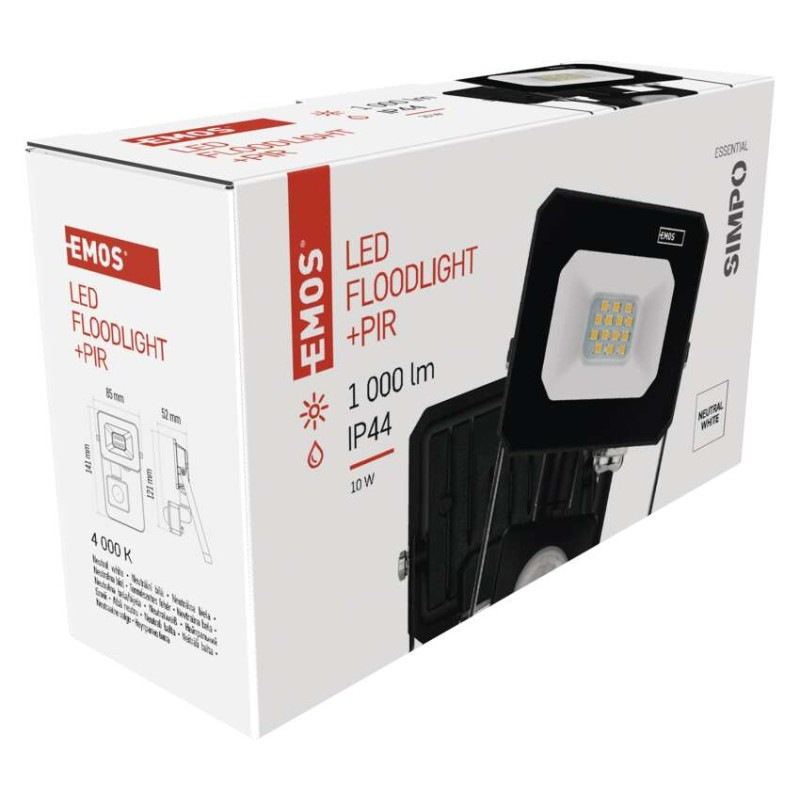 LED REFLEKTOR SIMPO 10W 1000LM IP44 NW P 8